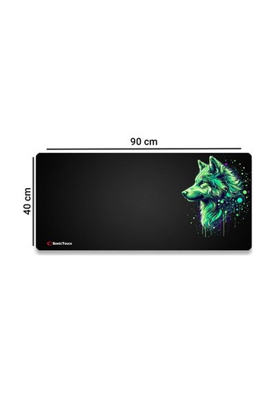 Sonictouch Ultragrand Siyah Ve Neon Yeşili Kurt Dikişsiz Xxl Gaming Oyuncu Masaüstü Klavye Mouse Pad 40x90cm Sonictouch Ultragrand Siyah Ve Neon Yeşili Kurt Dikişsiz Xxl Gaming Oyuncu Masaüstü Klavye Mouse Pad 40x90cm
