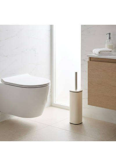 Paslanmaz Çelik Saplı Wc Fırçalık Krem, Kapaklı Tuvalet Fırçası Seti, Hijyenik Saklama Hazneli Banyo Ve Wc Fırçası, Şık Krem Tasarım, 38,5 Cm Beyaz - Çok Renkli Paslanmaz Çelik Saplı Wc Fırçalık Krem, Kapaklı Tuvalet Fırçası Seti, Hijyenik Saklama Hazneli Banyo Ve Wc Fırçası, Şık Krem Tasarım, 38,5 Cm Beyaz - Çok Renkli