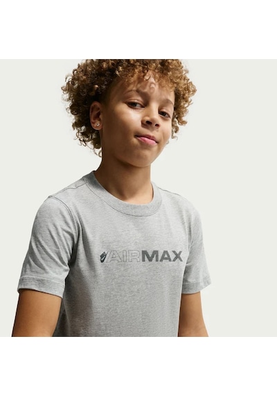 Nike Sportswear Air Max Pamuklu Gri Çocuk Tişört