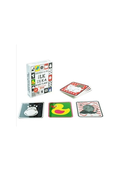 0-12 Ay Bebekler için Eğitici Zeka Kartları Flash Cards