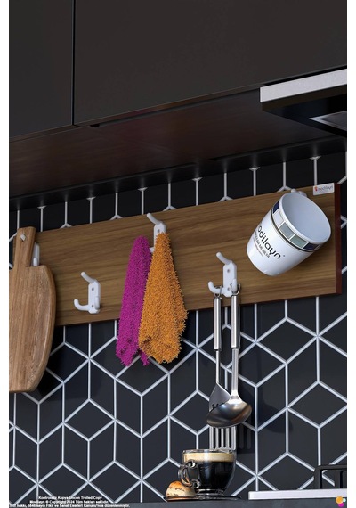 Geyik 15 Kancalı Mutfak Askısı 3'lü Set 71,4x19 Cm - Şık Tasarım, Çok Amaçlı Düzenleyici Ve Yer Tasarrufu 75 Cm Geyik 15 Kancalı Mutfak Askısı 3'lü Set 71,4x19 Cm - Şık Tasarım, Çok Amaçlı Düzenleyici Ve Yer Tasarrufu 75 Cm
