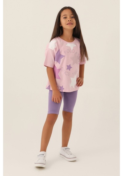 U.S. Polo Assn. Lisanslı Starry Toz Pembe Kız Çocuk Bermuda Takım 5274-43376 Açık Pembe U.S. Polo Assn. Lisanslı Starry Toz Pembe Kız Çocuk Bermuda Takım 5274-43376 Açık Pembe