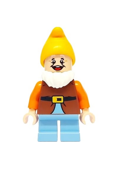 Disney Orjinal Pamuk Prenses Ve 7 Cüceler Happy Minifigürü Dıs157
