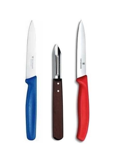 Victorinox 4.0806 Swiss Classic 3lü Bıçak Seti Renkli