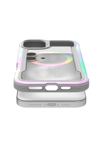 Apple Uyumlu iPhone 16 Pro Kılıf Magsafe Airbagli Raptic Shield 2.0 Serisi Şeffaf Arka Yüzey Kapak Beyaz