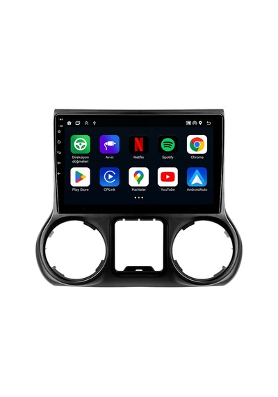 Jeep Wrangler 2011-2017 Android Multimedya Carplay Android Auto Navigasyon Kameralı 8gb Ram 64gb 10"