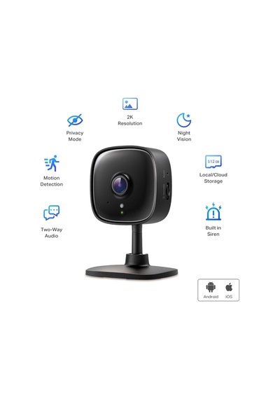 Tp-link New 2k Indoor Security Camera For Baby Monitor, Pet Camera Motion Detection 2-way Audio Night Vision Clo Genel