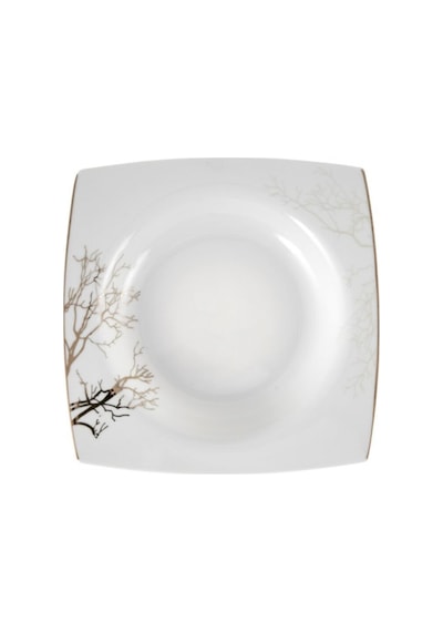 Karaca  Square Bone Autumn 60 Parça 12 Kişilik Yemek Takımı Gold