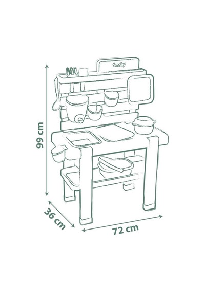 Smoby Life Mud Kitchen 840208