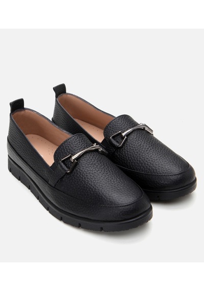 Hotiç Kadın Deri Vizon Tokalı Loafer