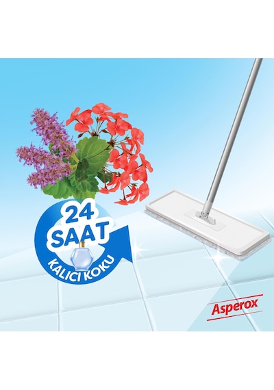 Asperox Okyanus Maviliği Parfümlü Yüzey Temizleyici Sedir & Sardunya Ve Paçuli Kokulu 2.5 Litre Tekli