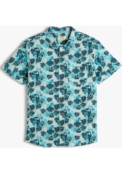 Koton Kısa Kollu Gömlek Pamuklu Floral Desenli Beyaz Desenli 3skb60044tw 3SKB60044TW0D0 Beyaz Koton Kısa Kollu Gömlek Pamuklu Floral Desenli Beyaz Desenli 3skb60044tw 3SKB60044TW0D0 Beyaz