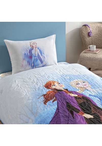 Taç Lisanslı Disney Frozen Sisters Tek Kişilik Pamuk Complete Set 000000001000049928 Çok Renkli