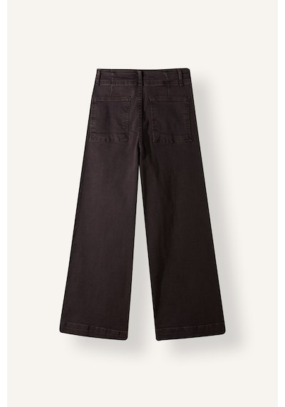 Defacto Ön Dikiş Detaylı Culotte Yüksek Bel Jean Pantolon I1925ax26aunm92 -nm92