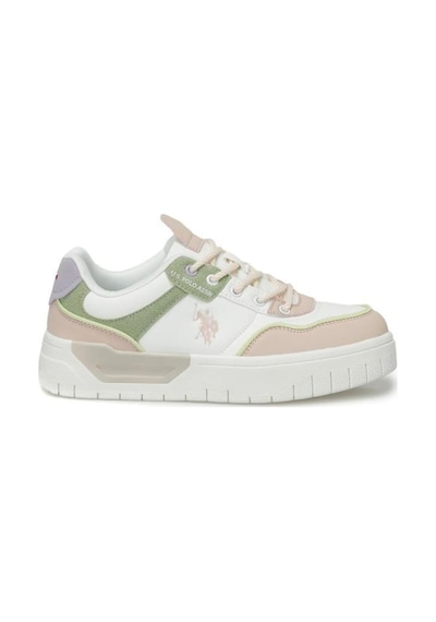 U.s. Polo Assn. 5p Candy 5fx Bej Kadın Sneaker Bej