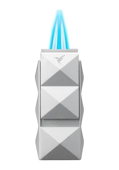 Colibri Quasar Iı Çift Torch Pürmüz Gümüş Puro Çakmağı