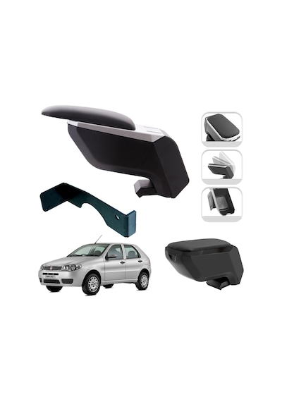 Mis Paket Fiat Palio Delmesiz Çelik Ayaklı Kolçak + Askılı Koku + Micro Fiber Bez + Torpido Süngeri