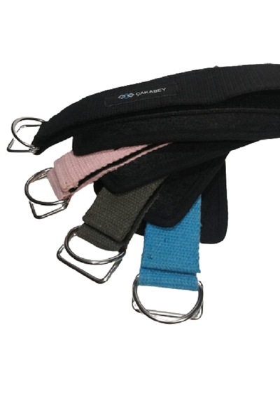 D Ring Fitness Ayak Bileği Ağırlık Çalışma Kemeri Ankle Straps Fitness 1 Çift Sağ/sol Takım Mavi