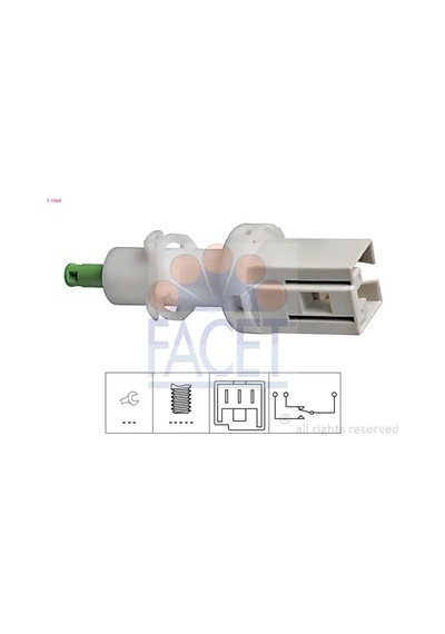 Fren Müşürü - Fiat Coupe, Ducato, Tipo, Fiorino, Uno, Marea, Tempra, Egea, Spider, 166, Gtv, 155 - Facet-71069 35733480