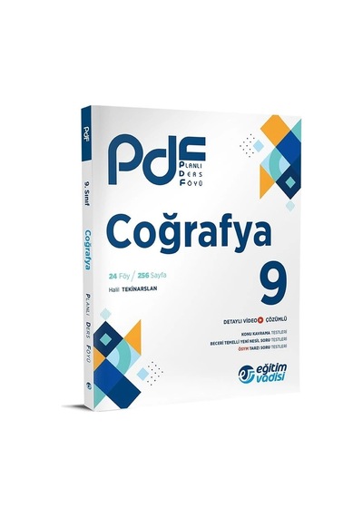 Eğitim Vadisi 9.sınıf Pdf Coğrafya Planlı Ders Föyü
