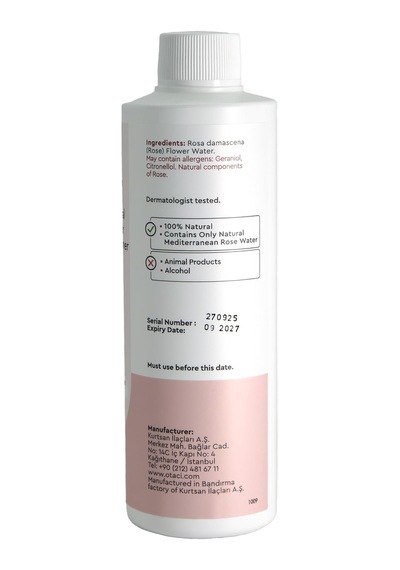 %100 Doğal Gül Suyu 250 Ml