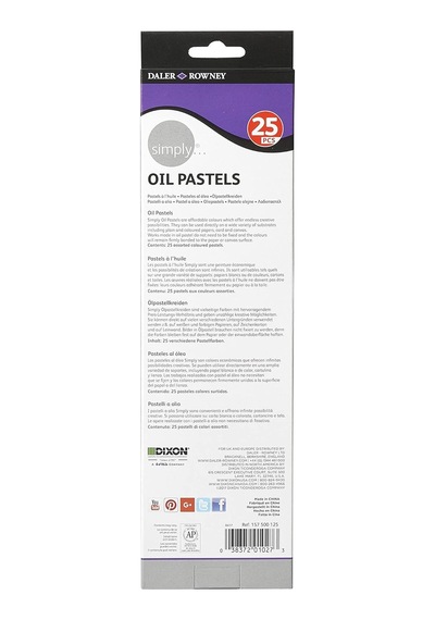 Daler Rowney Simply Yağlı Pastel 25 Genel