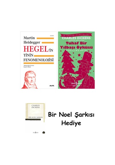 Hegel İn Tinin Fenomenolojisi Ciltli + Tuhaf Bir Yılbaşı Öyküsü + Bir Noel Şarkısı