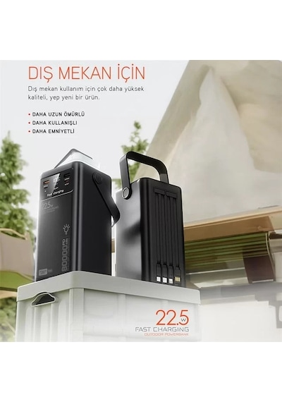 Pd80 Pd22.5w 80.000 Mah Dijital Göstergeli