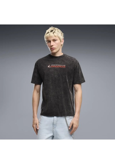 Puma Graphıc Tee Erkek Siyah T-shirt & Polo