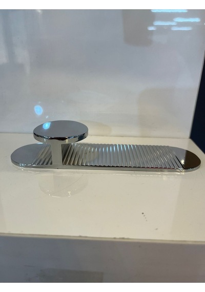 Flow Alfa Metal Kulp 32mm Krom Dolap Kapak Tv Ünite Modern Çekmece Mobilya Komidin Konsol Gümüş