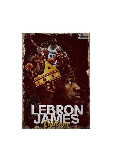 Bedeko Lebron James Dekoratif Ahşap Tablo 35 Cm X 50 Cm