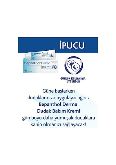 Bepanthol Dudak Bakım Kremi 7,5 Ml 2li Paket L Kuru Ve Çatlamış Dudaklar İçin Günlük Nemlendirme