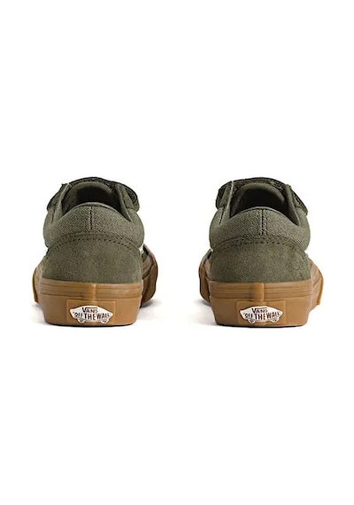 Vans Old Skool V Çocuk Günlük Ayakkabı Vn000cyagrn1 Yeşil Yeşil