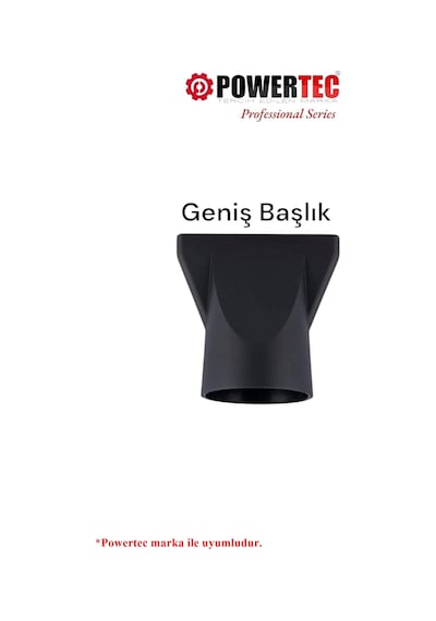 Powertec Tr-601/tr-701/tr-801/tr-901 Uyumlu Geniş Fön Başlığı