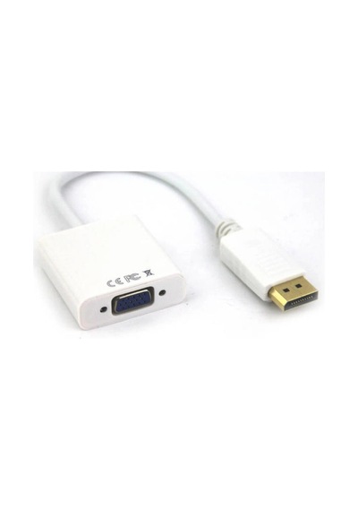 Vcom Cg603-0.15 Beyaz Display Port Erkek To Vga Dişi Dönüştürücü Kdo