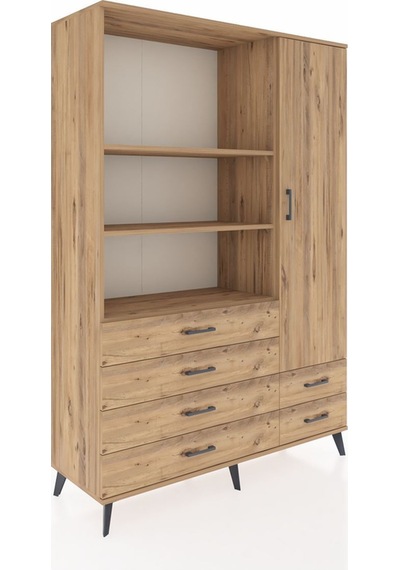 Hyperion Dolap 7 Raflı 6 Çekmeceli Tek Kapaklı 132x44x195 Çam-çam/çam Atlas Çam/atlas Çam Hyperion Dolap 7 Raflı 6 Çekmeceli Tek Kapaklı 132x44x195 Çam-çam/çam Atlas Çam/atlas Çam