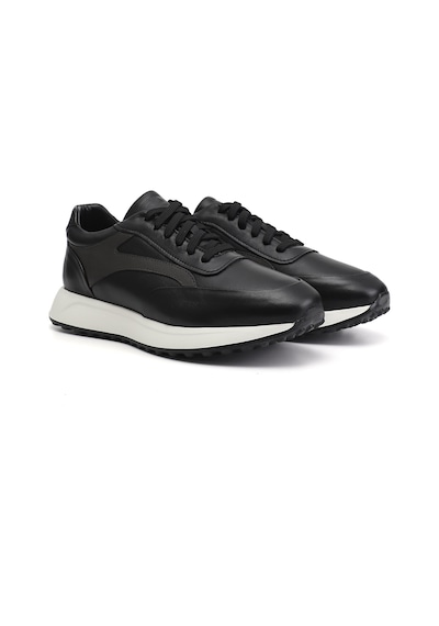 Gönderi(R) Gönderi R Erkek Siyah Bağcıklı Hakiki Deri Sneaker Ddma83531648