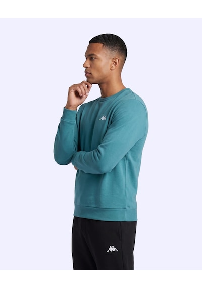 Kappa Tera Crewneck Erkek Yeşil Regular Sweatshirt