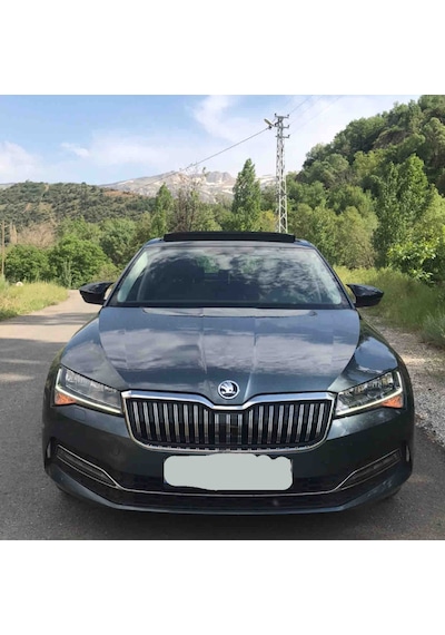 Sts Oto Aksesuar Skoda Superb Mk3 2015-2021 Batman Yarasa Ayna Kapağı Piano Black Abs Plastik (01)