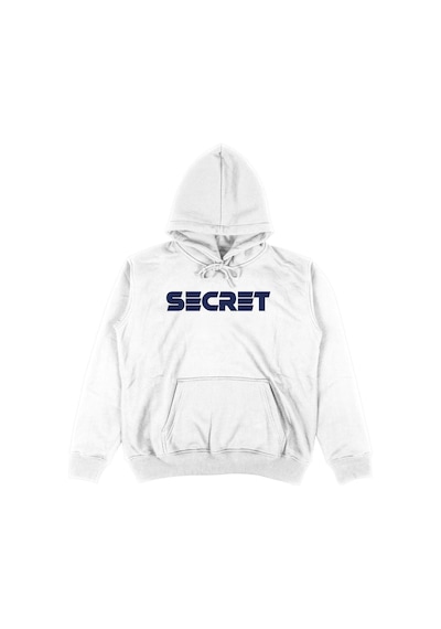 Startmore Adrift Secret Beyaz Oversize Unisex Kapüşonlu Sweatshirt Hoodie Beyaz