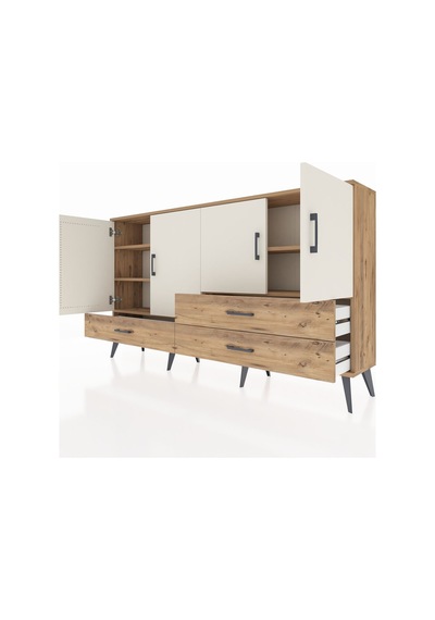 Arges Konsol 5 Raflı 3 Çekmeceli 4 Kapaklı 176x30x99 Çam-aytaşı/ç Çam-aytaşı/çam Arges Konsol 5 Raflı 3 Çekmeceli 4 Kapaklı 176x30x99 Çam-aytaşı/ç Çam-aytaşı/çam