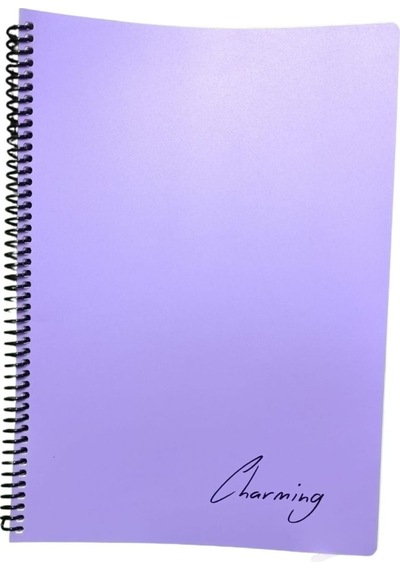 Tokaç A4 Pp Kapak Spiralli 120 Yaprak Defter Kareli Tok-220-mor