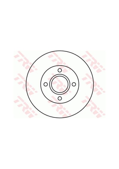 Ford Fiesta 6 Ön Fren Diski 258 Mm Çap 2009-2017 Trw