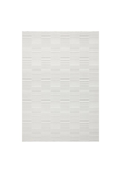 Eko Halı Mono Loop 01 Grey Sisal Görünümlü Bukleli Kaymaz Tabanlı Yıkanabilir Halı Gri