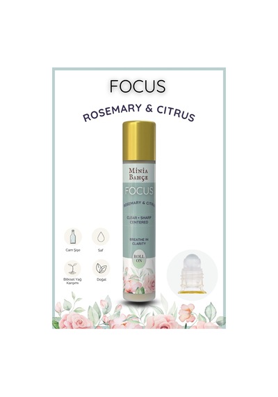 Focus %100 Doğal Rosemary & Citrus Roll-on 10 Ml