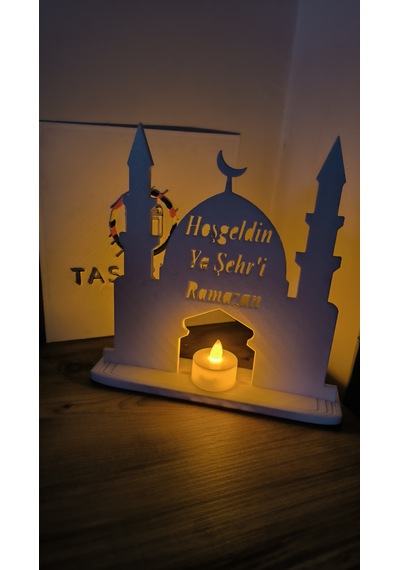 Ya Şehri Ramazan Cami Modeli Işıklı
