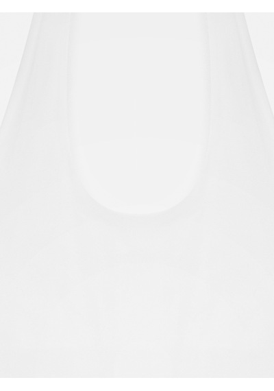 Dilvin 32726 Halter Yaka Top-beyaz