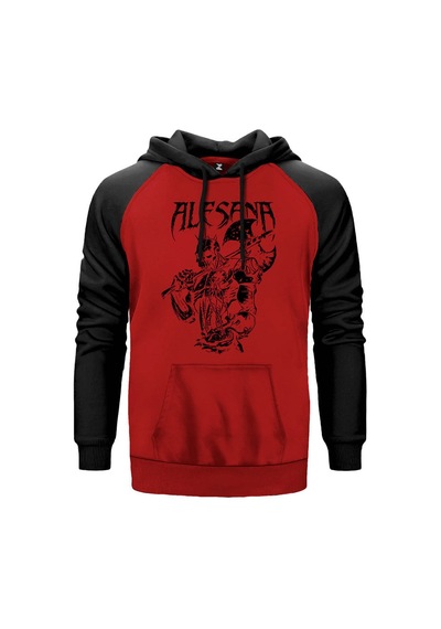 Alesana Gri Renk Reglan Kol Sweatshirt