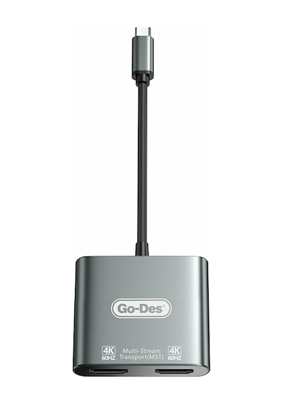 Go Des Gd-8289 Type-c To Hdmı Çevirici Adaptör 4k 60 Hz Görüntü Kalitesi Gri