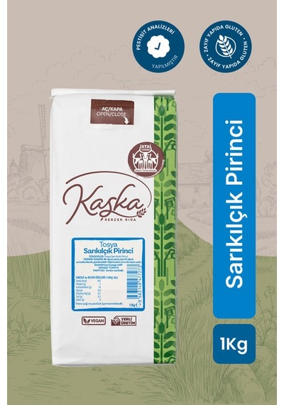 Kaşka Tosya Sarıkılçık Pirinci 1 KG